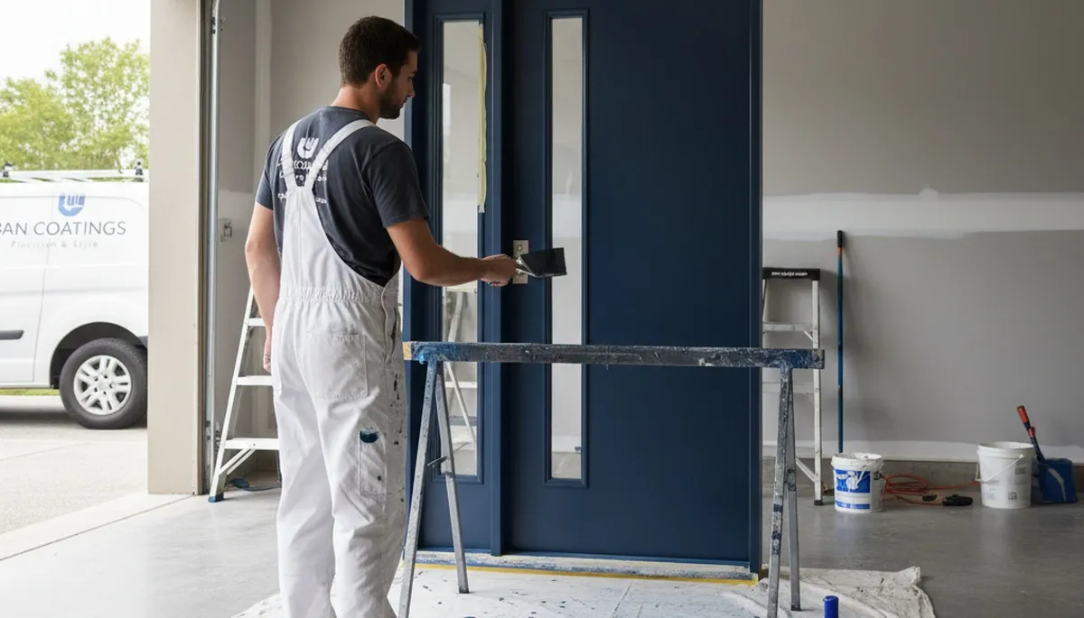 Professional door painting and refinishing by expert house painters in Spokane, WA