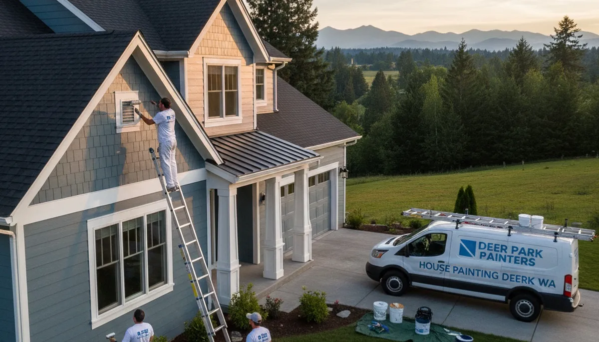 Professional house painters in Spokane WA providing expert residential exterior painting services