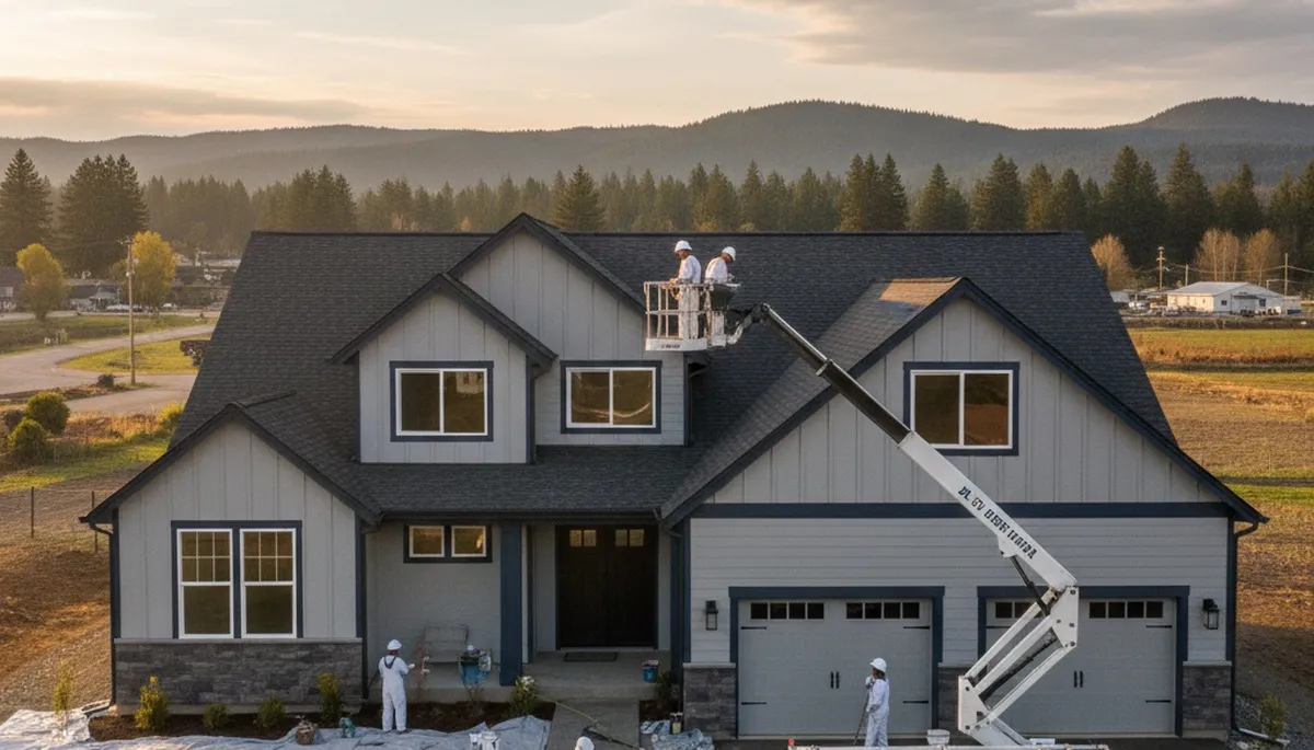 Professional house painters in Spokane WA providing expert residential exterior painting services