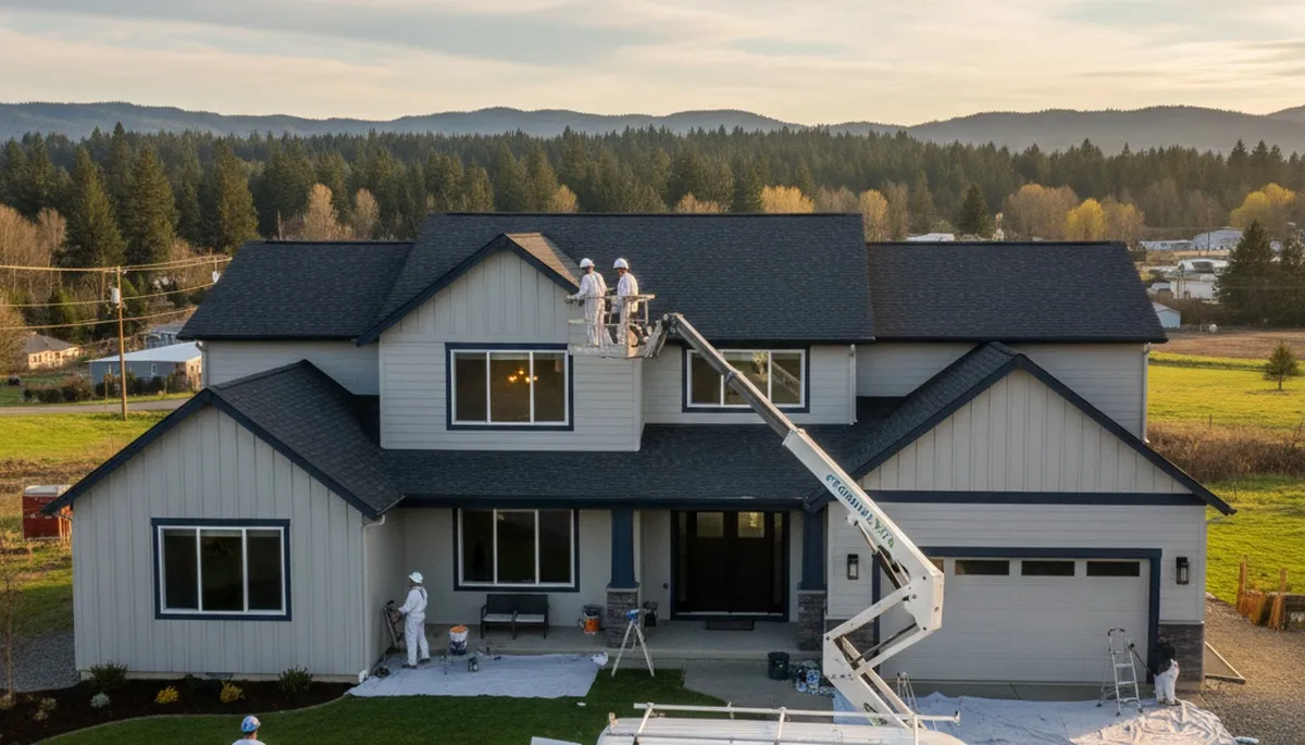 Professional house painters in Spokane WA providing expert residential exterior painting services