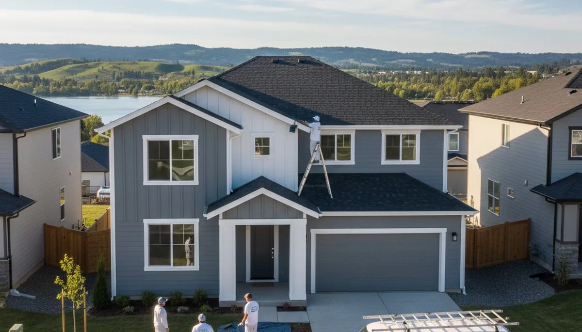 Professional house painters in Spokane WA providing expert residential exterior painting services