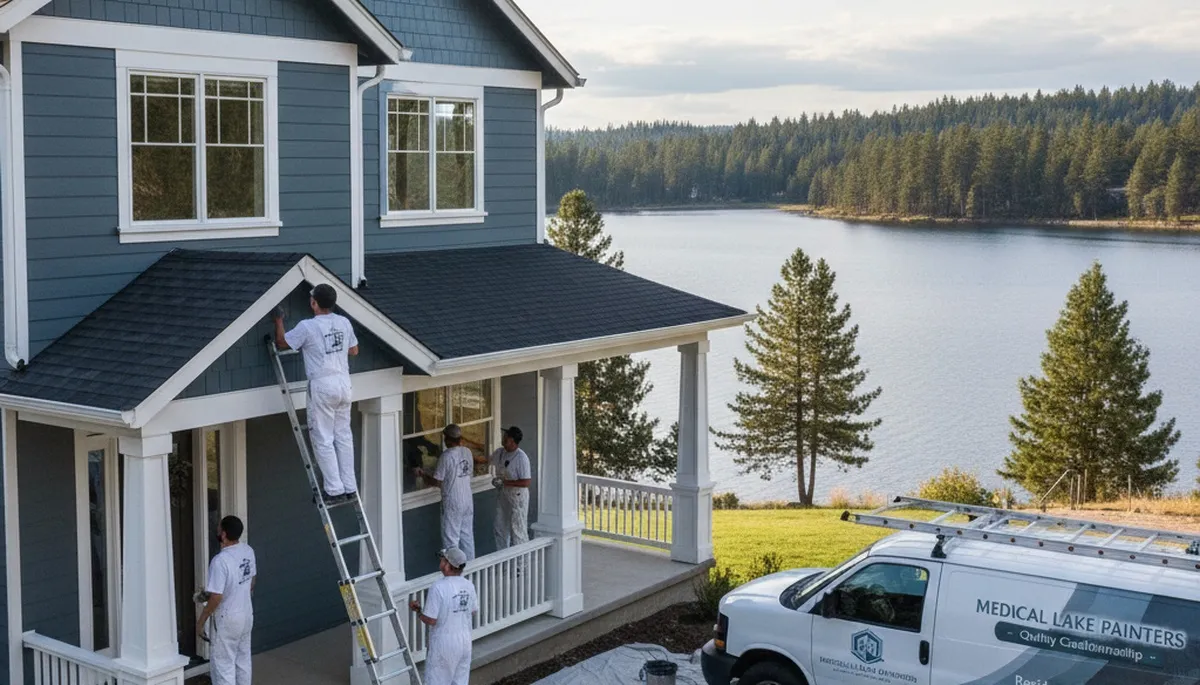 Professional house painters in Spokane WA providing expert residential exterior painting services