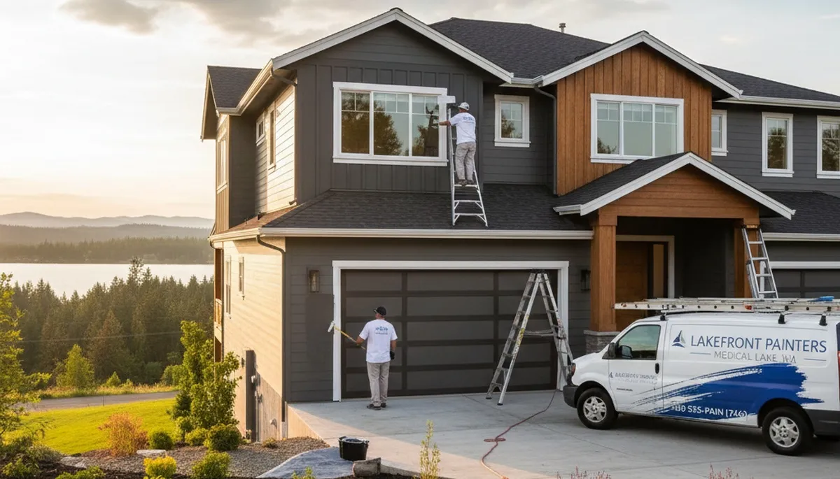 Professional house painters in Spokane WA providing expert residential exterior painting services