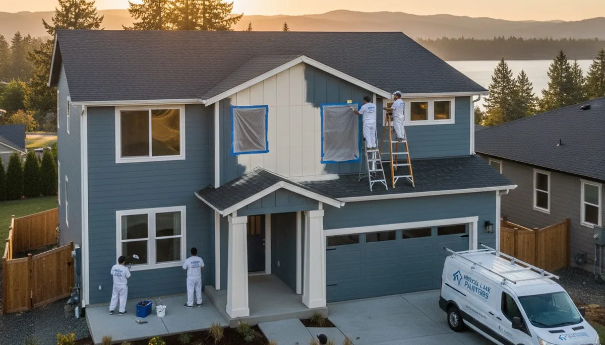 Professional house painters in Spokane WA providing expert residential exterior painting services