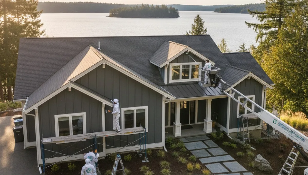 Professional house painting service in Spokane WA by paintersspokanewa.com exterior home painters