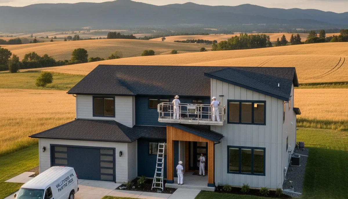 Professional house painters in Spokane WA providing expert residential exterior painting services