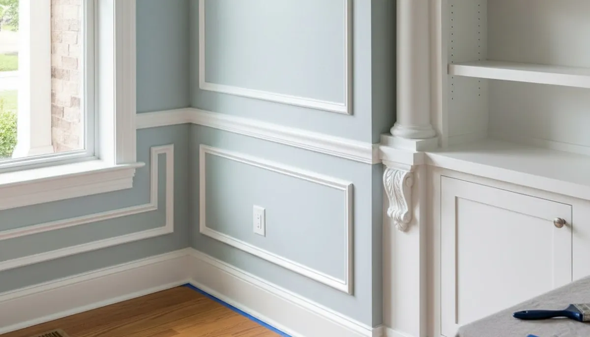 Professional interior trim painting with crisp lines enhancing Spokane, WA home architecture